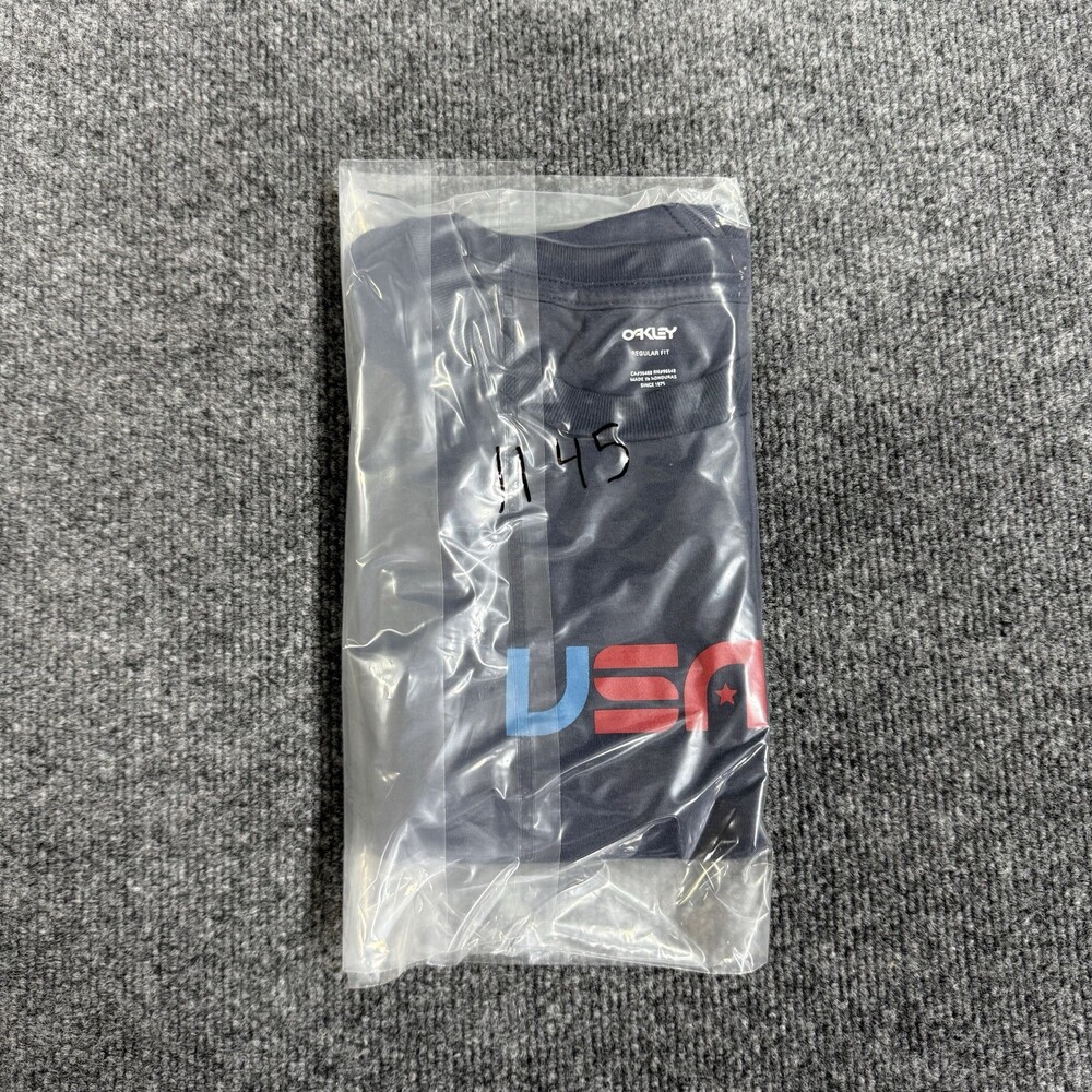 Oakley Team USA T Shirt Mens Medium Navy Blue Regular Fit Olympics Logo Graphic - Picture 10 of 10